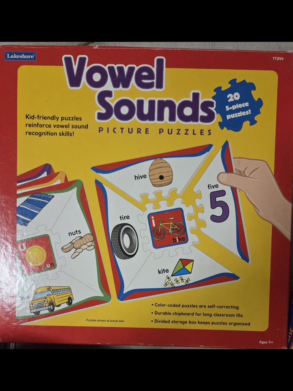 Lakeshore Vowel Sounds Picture Puzzles